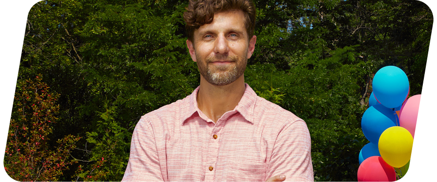 Ben crosses his arms, looking satisfied.